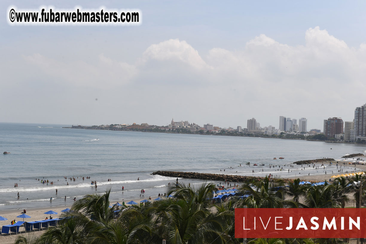 Cartagena, out of the sea