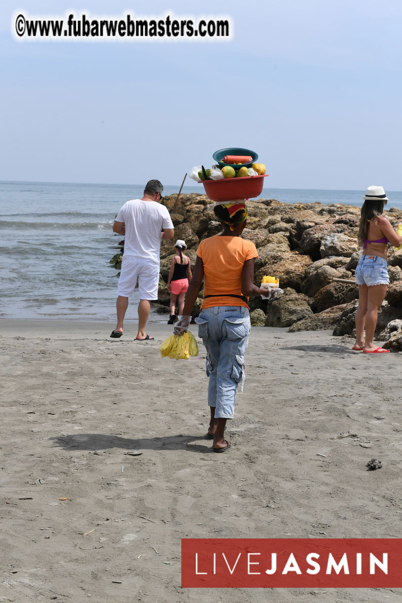 Cartagena, out of the sea
