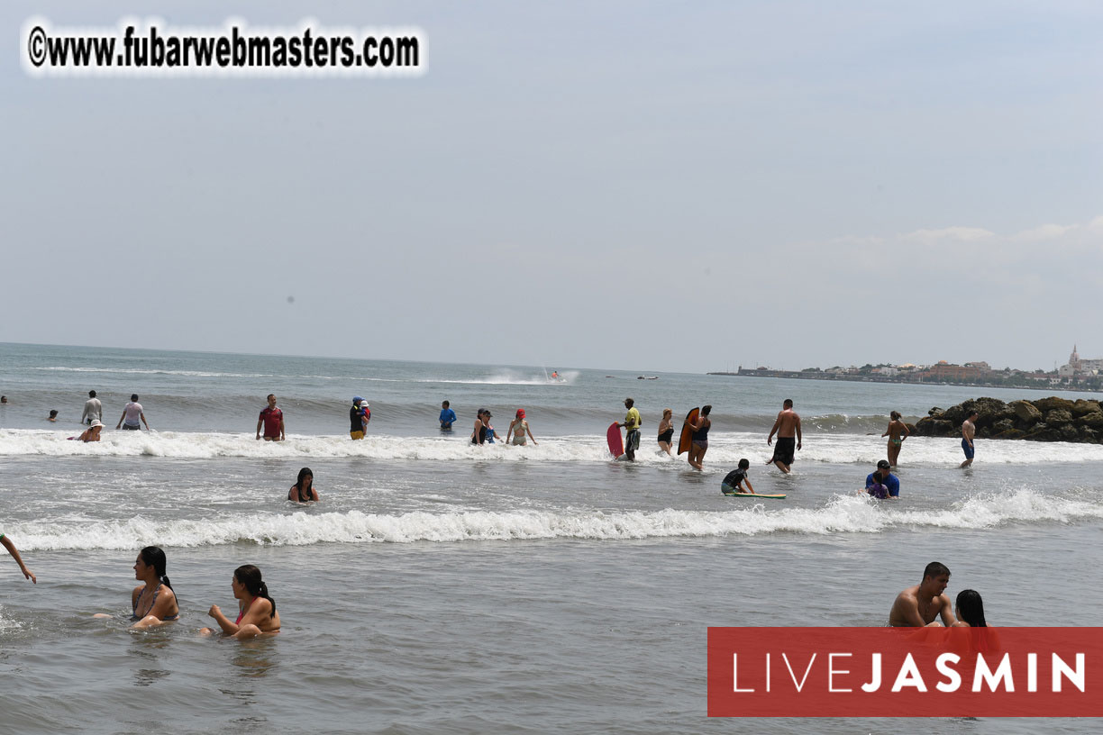 Cartagena, out of the sea