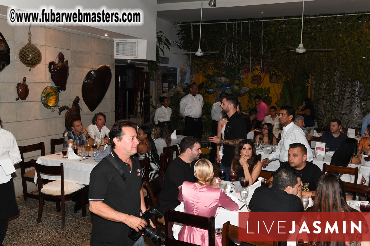 Preshow Sponsors and VIP Dinner Networking