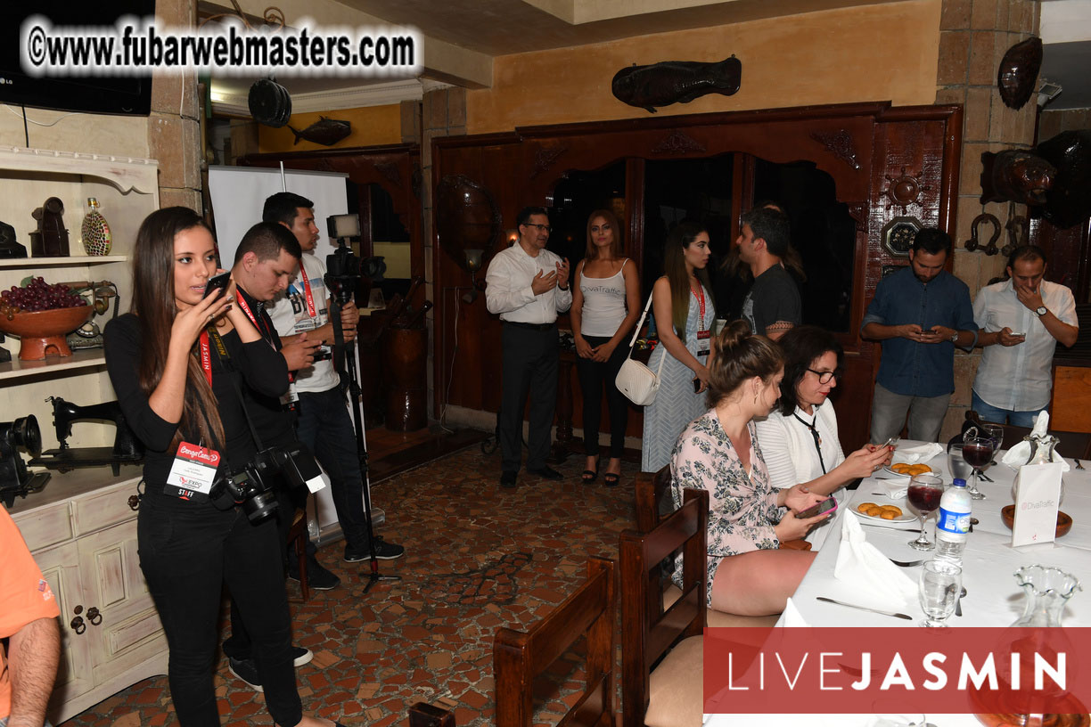 Preshow Sponsors and VIP Dinner Networking