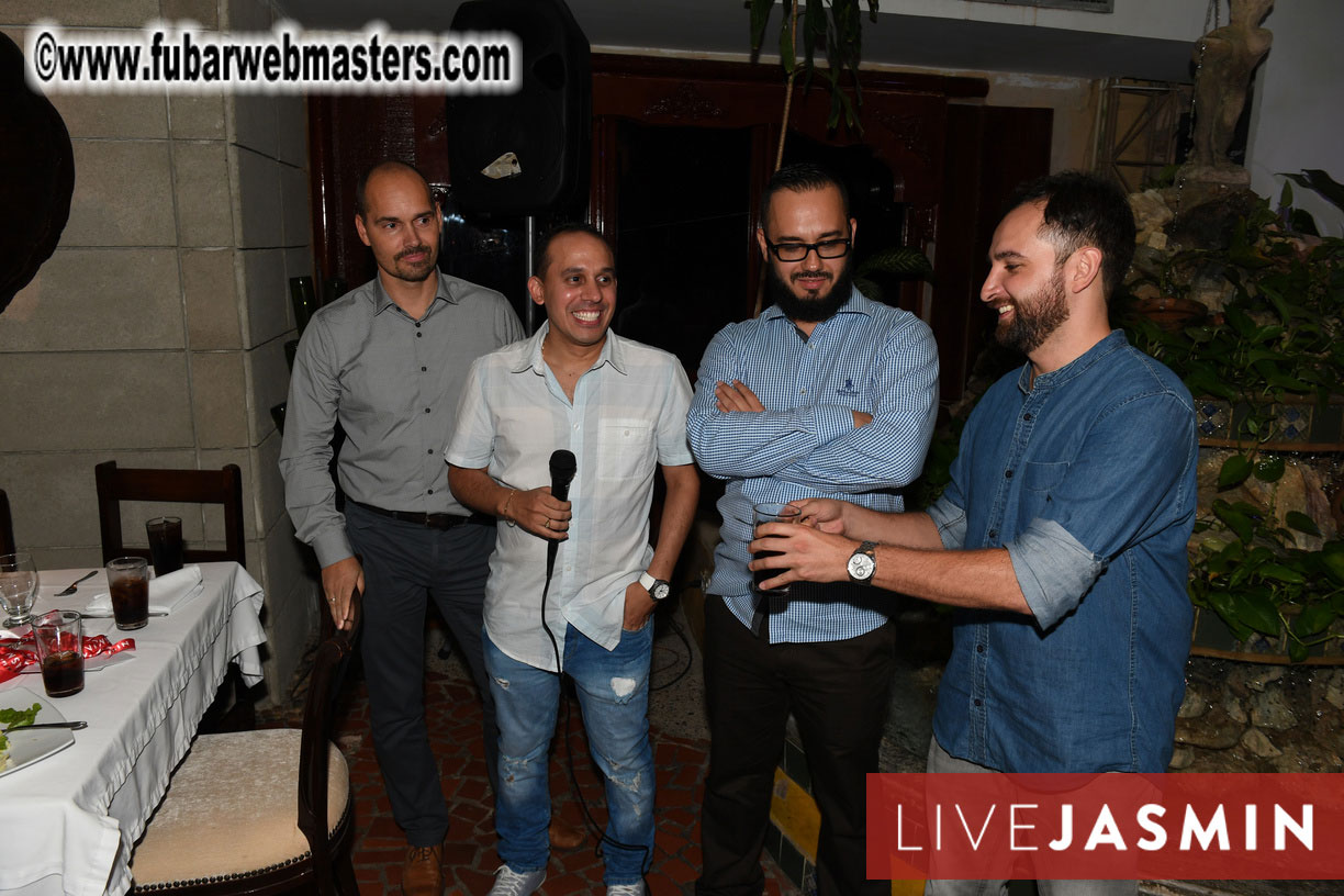 Preshow Sponsors and VIP Dinner Networking