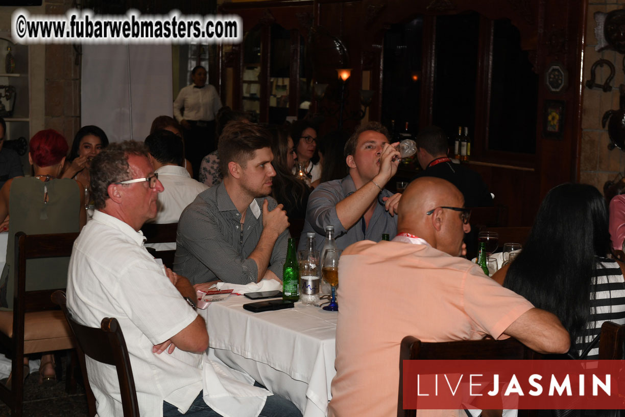 Preshow Sponsors and VIP Dinner Networking