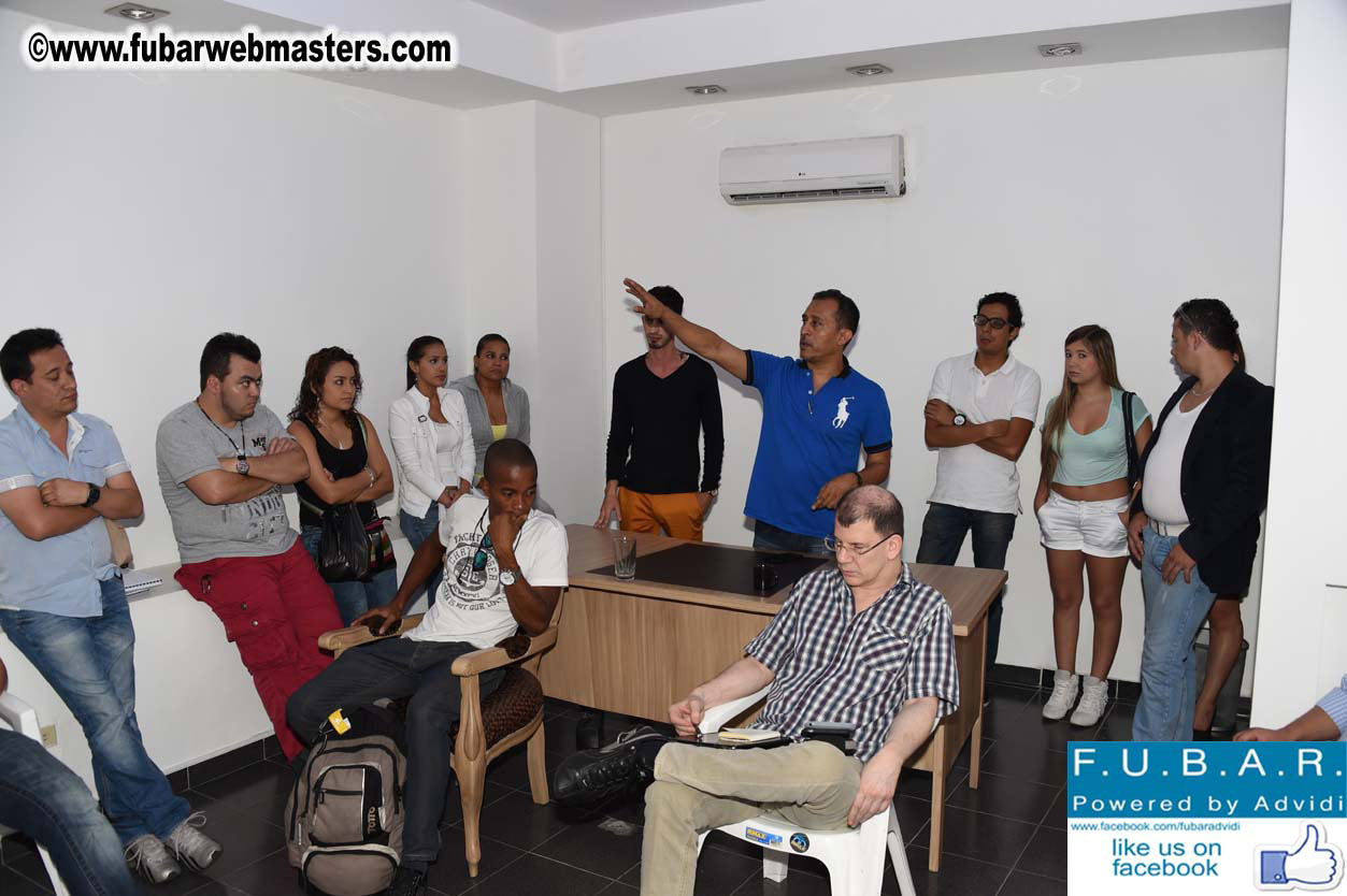 AJ Studios Webcam Studios Tour and lunch