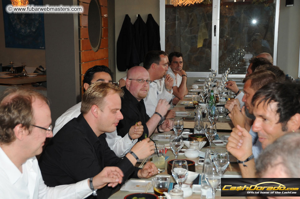 Dinner at Wasabi Blue