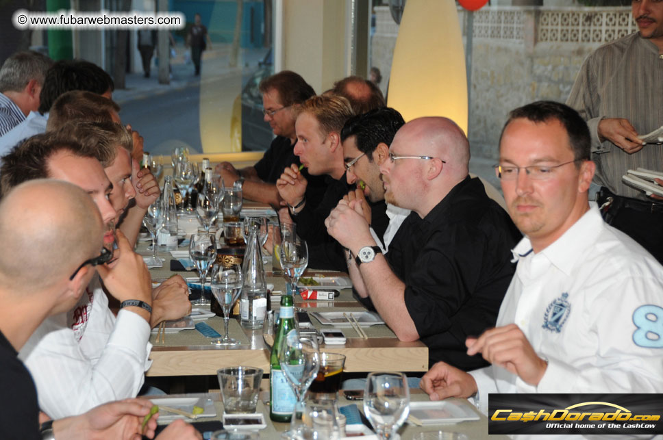 Dinner at Wasabi Blue