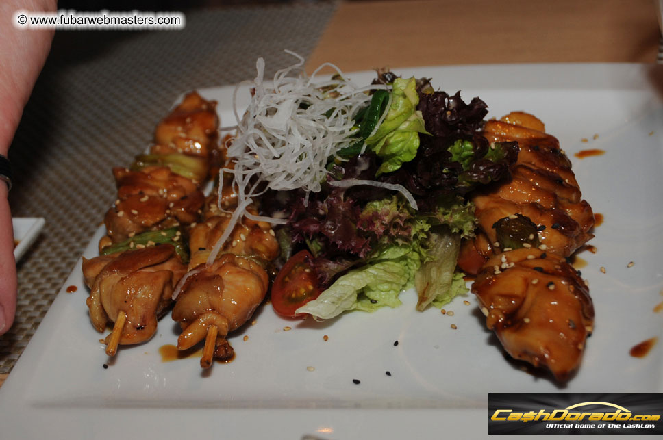 Dinner at Wasabi Blue