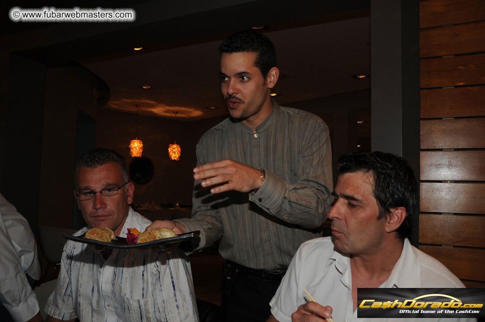 Dinner at Wasabi Blue