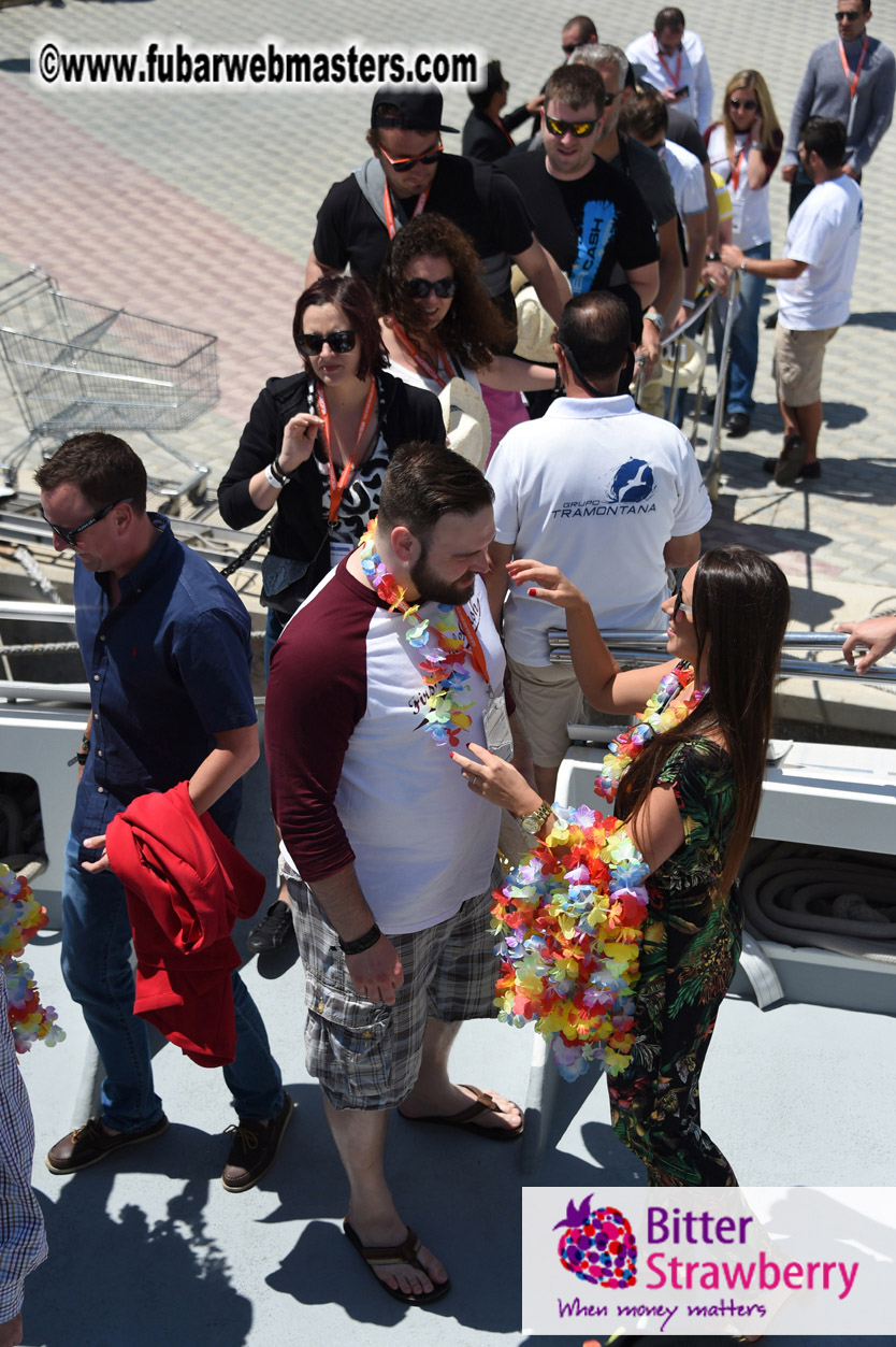 Boat trip with cool drinks & hot girls