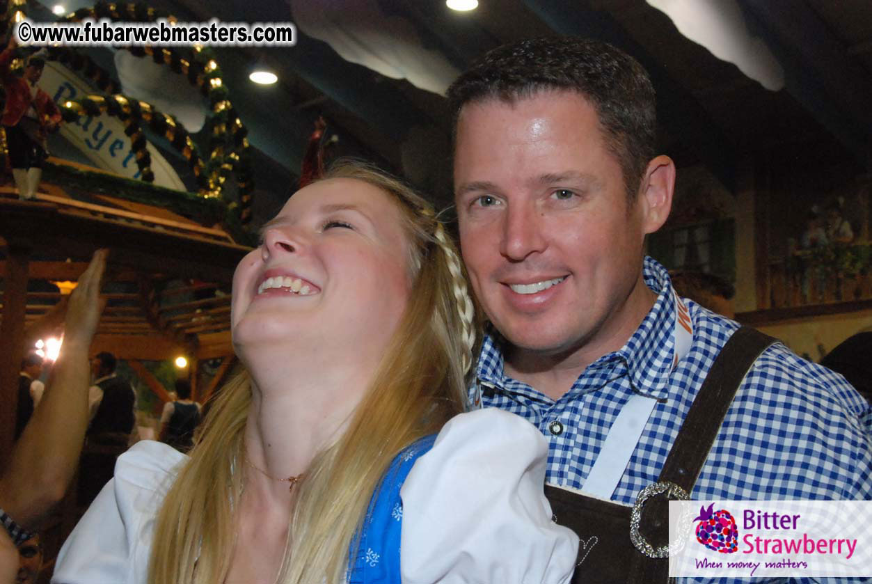 Beer tent seating in the legendary Hacker Festzelt