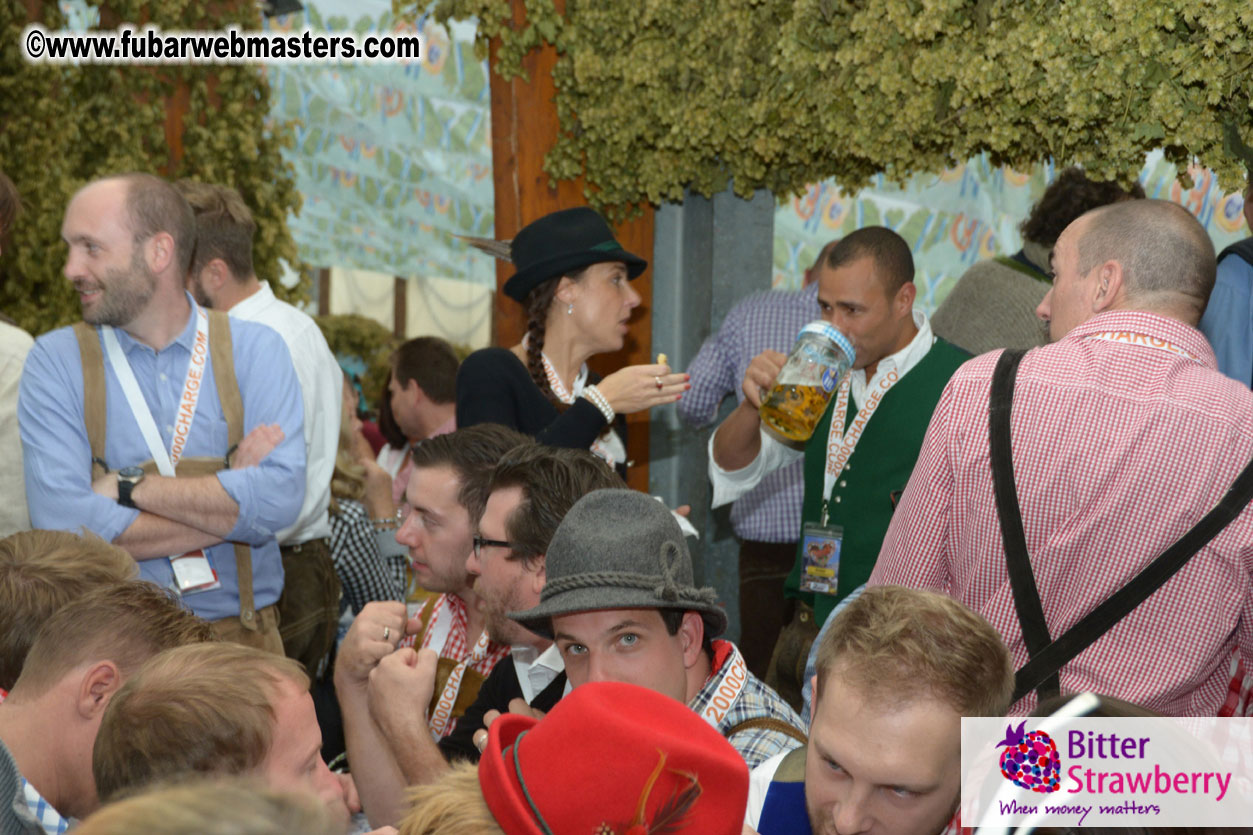 Beer tent seating in the legendary Hofbr?ñu Festze