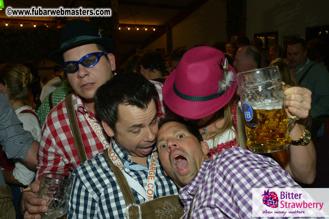 Beer tent seating in the legendary Hofbr?ñu Festze