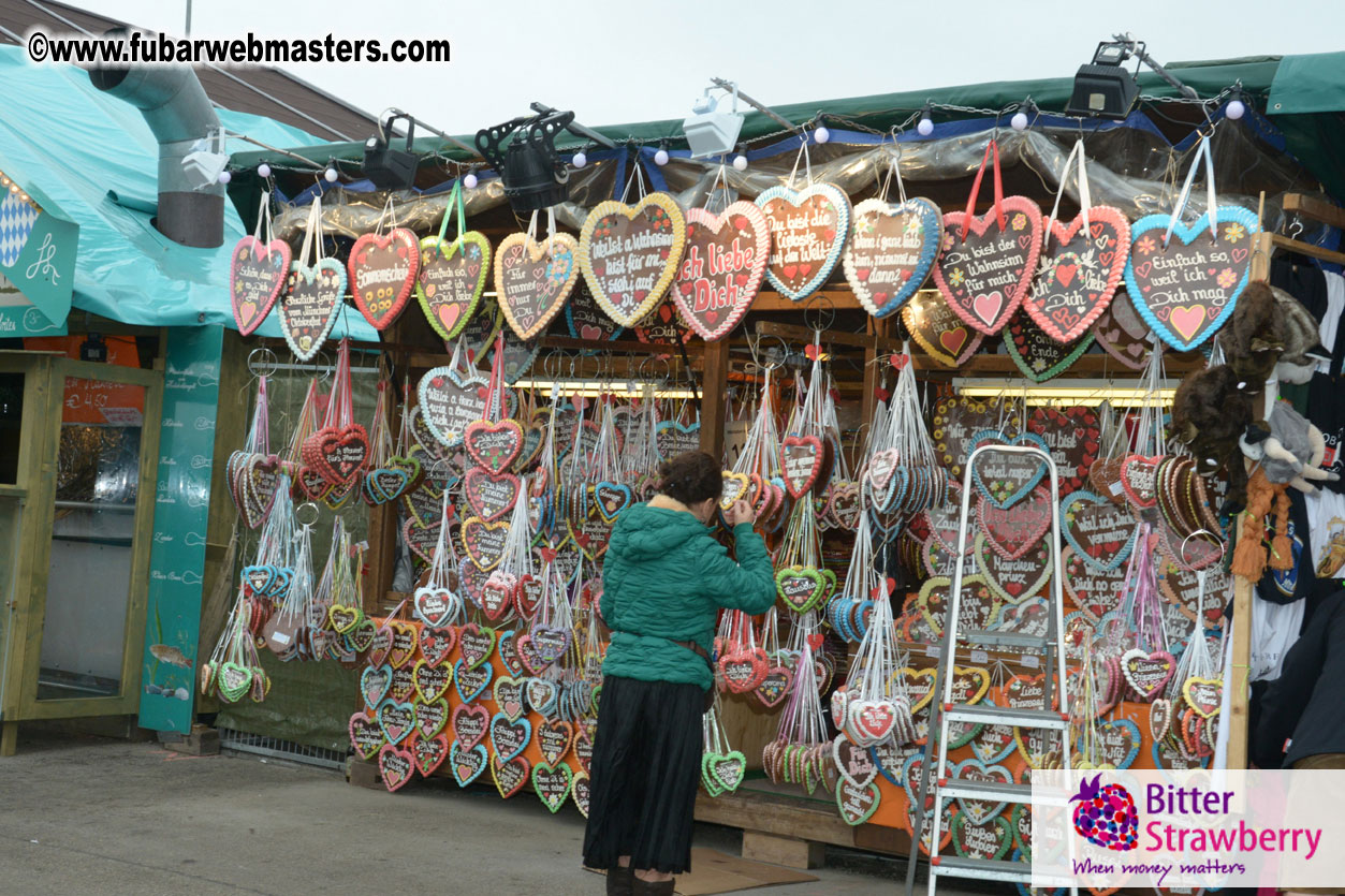 Beer tent seating in the legendary Hacker Festzelt