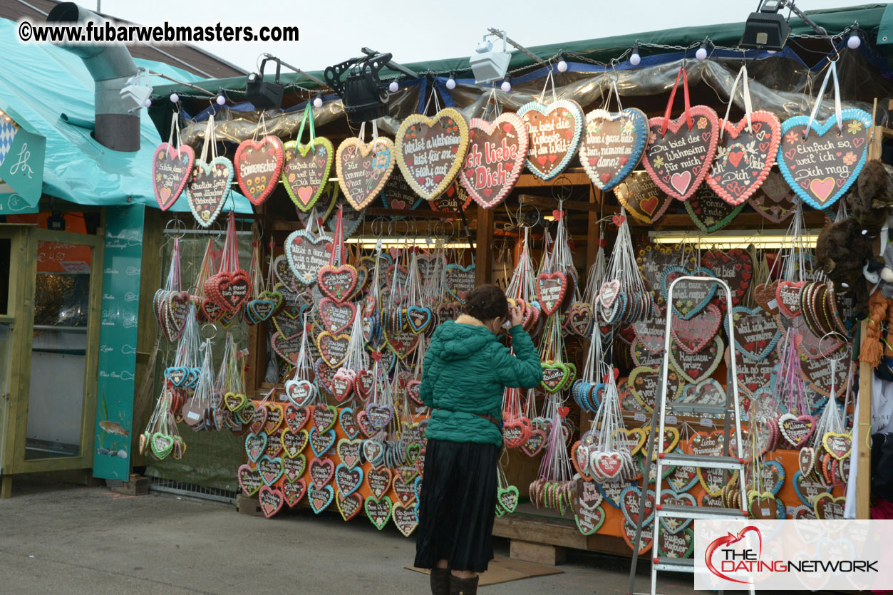 Beer tent seating in the legendary Hacker Festzelt
