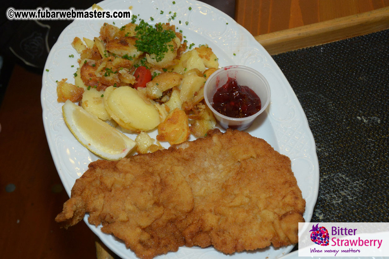 Beer tent seating in the legendary Hacker Festzelt