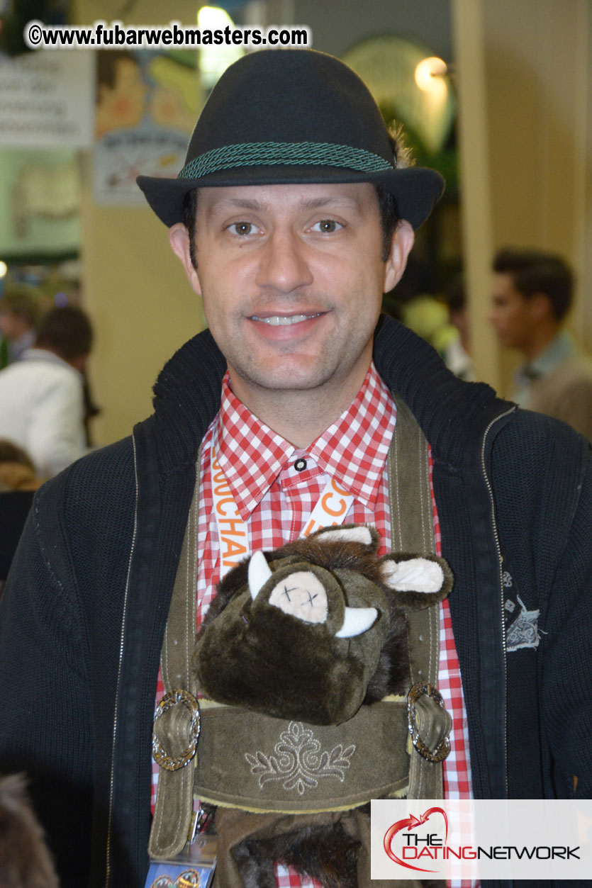 Beer tent seating in the legendary Hacker Festzelt