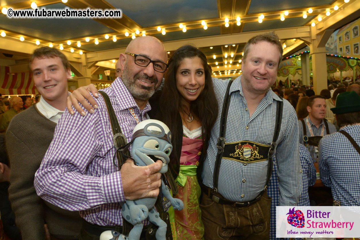 Beer tent seating in the legendary Hacker Festzelt
