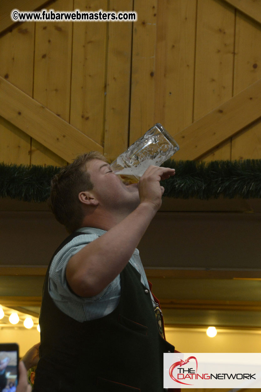 Beer tent seating in the legendary Hacker Festzelt