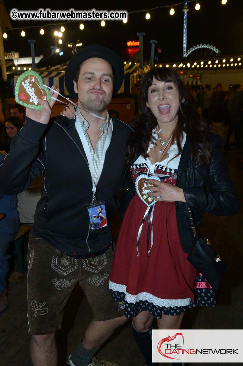 Beer tent seating in the legendary Hacker Festzelt