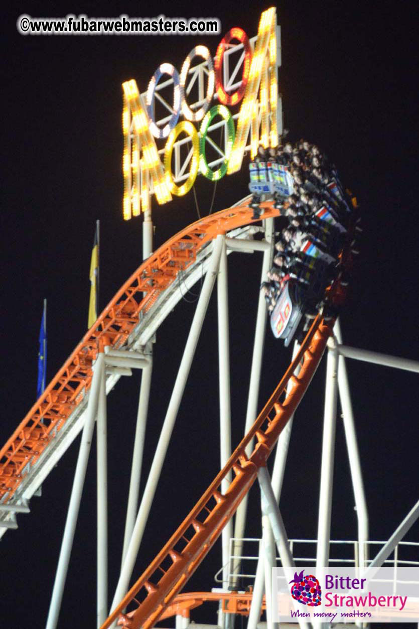Beer tent seating in the legendary Hacker Festzelt