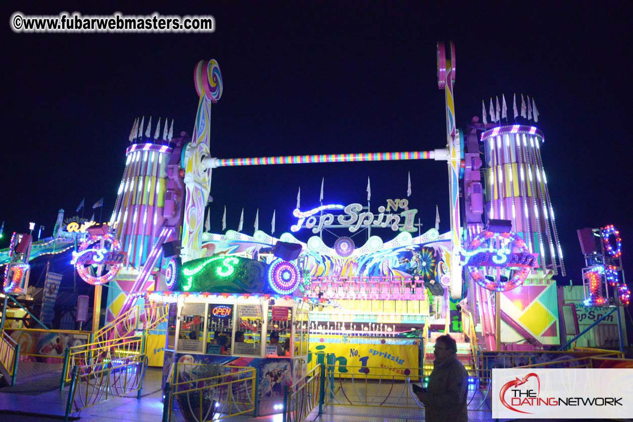 Beer tent seating in the legendary Hacker Festzelt
