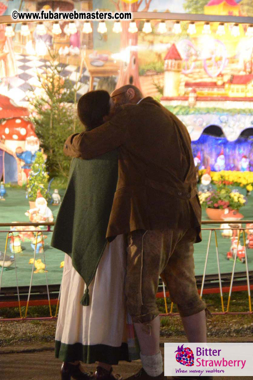 Beer tent seating in the legendary Hacker Festzelt