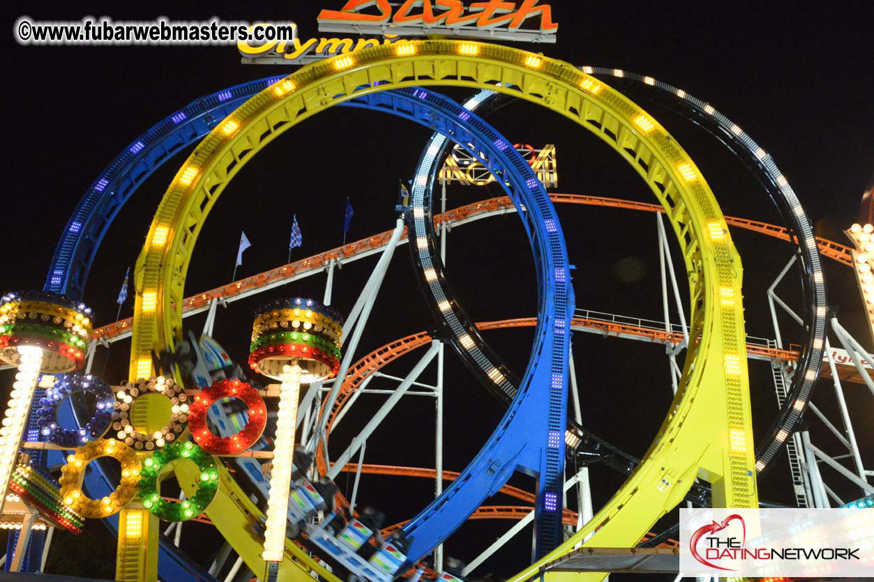 Beer tent seating in the legendary Hacker Festzelt