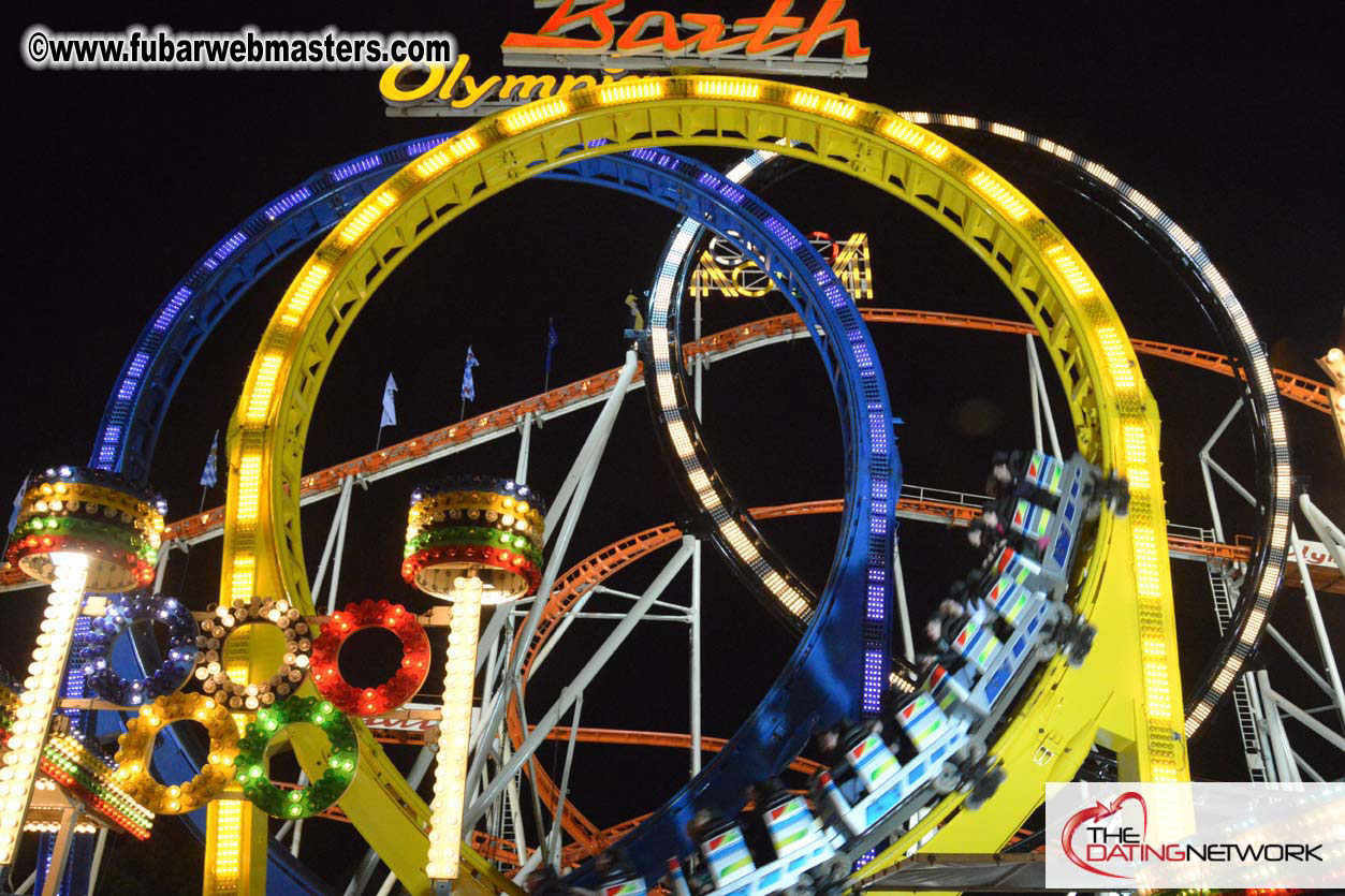 Beer tent seating in the legendary Hacker Festzelt