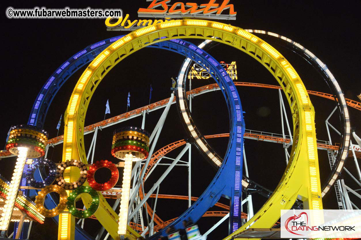 Beer tent seating in the legendary Hacker Festzelt