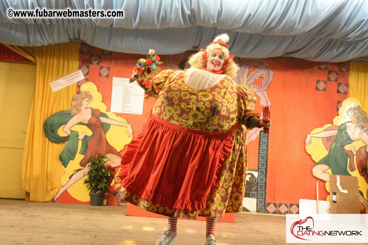 Beer tent seating in the legendary Hacker Festzelt