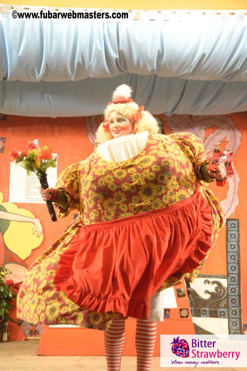 Beer tent seating in the legendary Hacker Festzelt