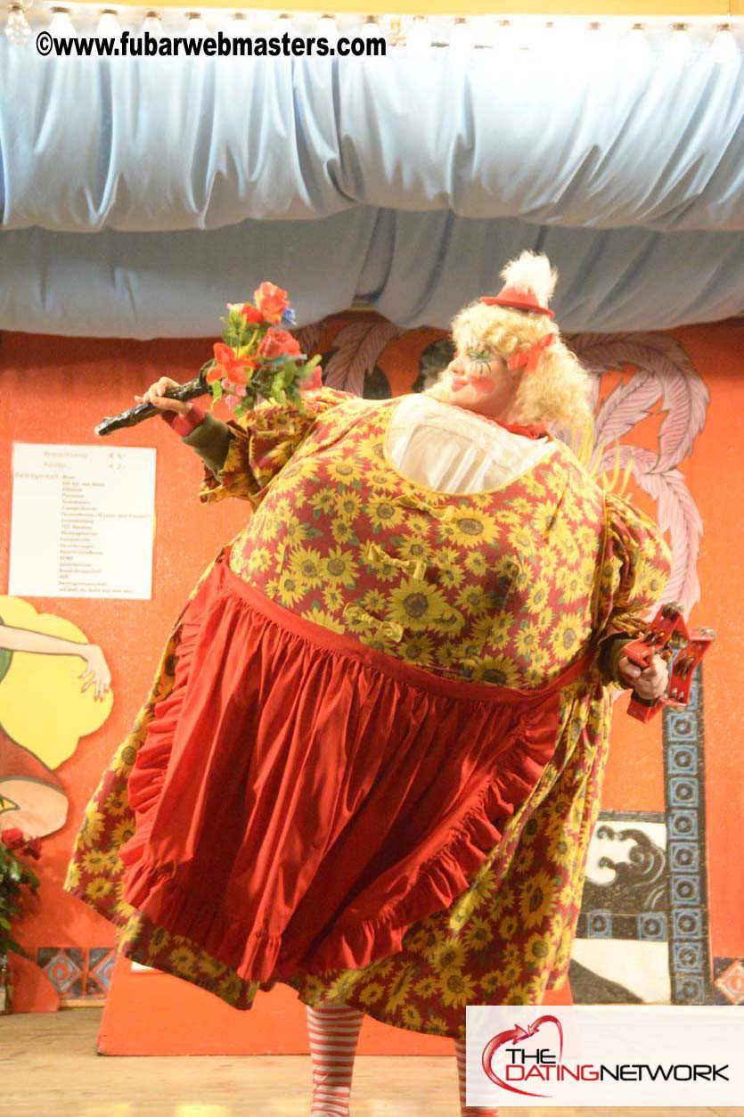 Beer tent seating in the legendary Hacker Festzelt