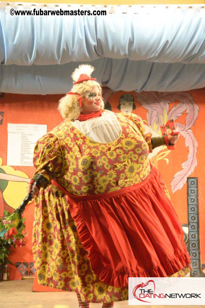 Beer tent seating in the legendary Hacker Festzelt
