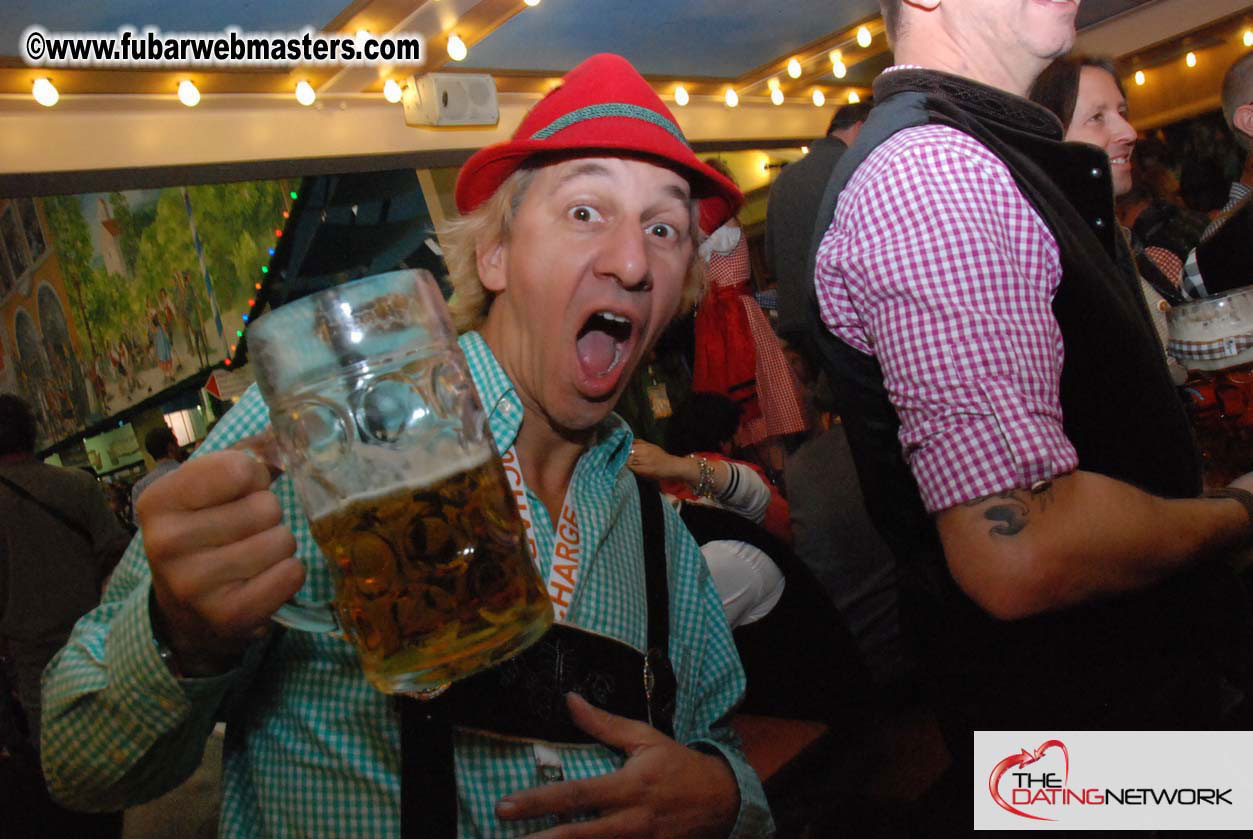 Beer tent seating in the legendary Hacker Festzelt