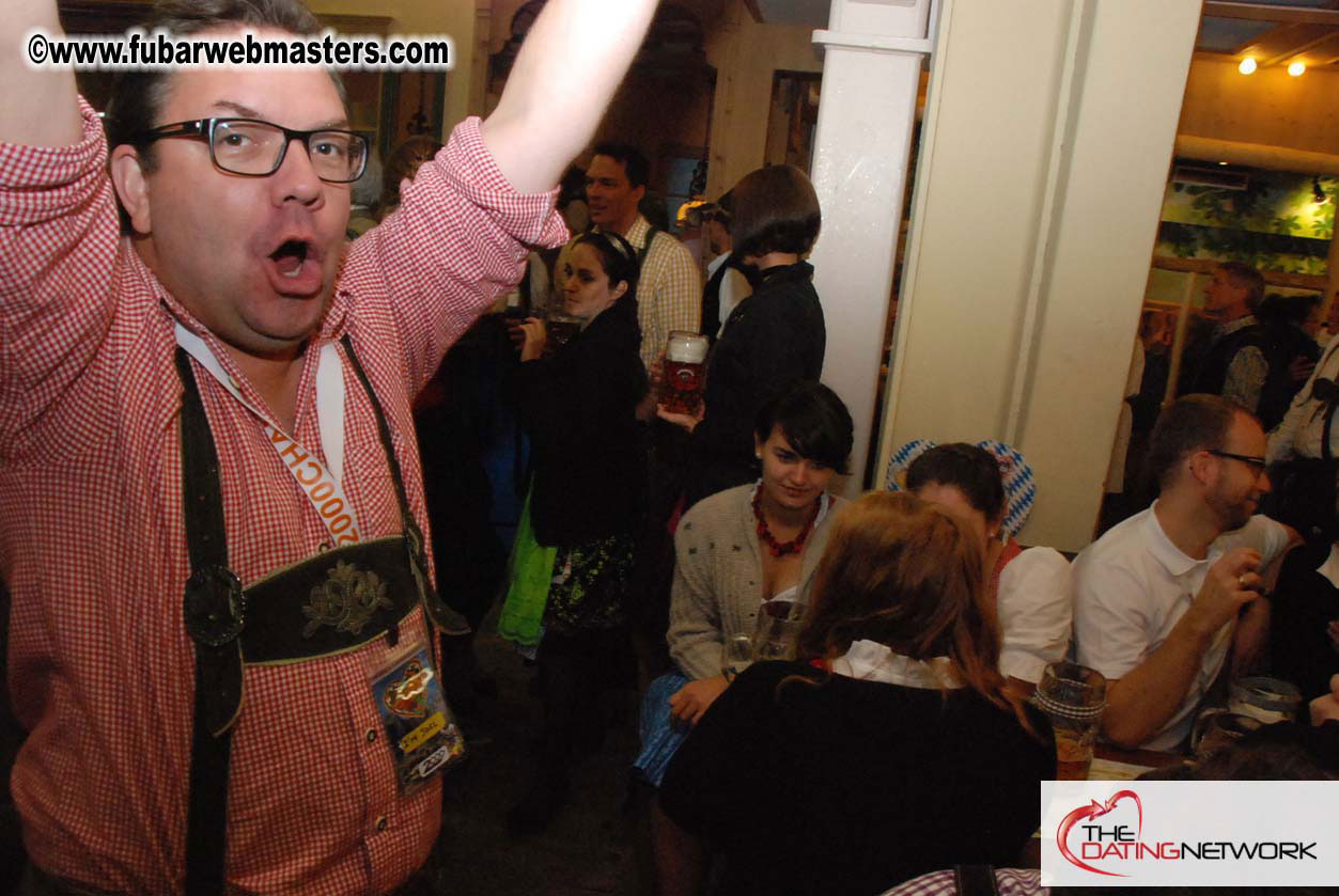 Beer tent seating in the legendary Hacker Festzelt