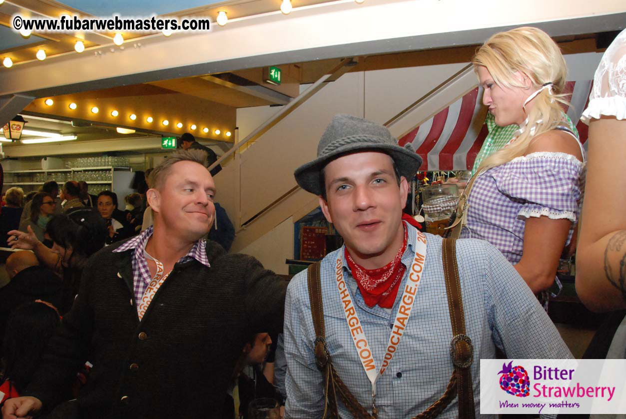 Beer tent seating in the legendary Hacker Festzelt