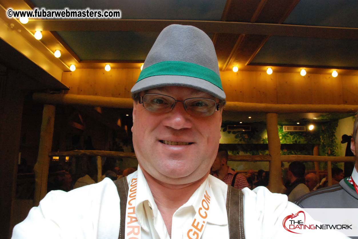 Beer tent seating in the legendary Hacker Festzelt