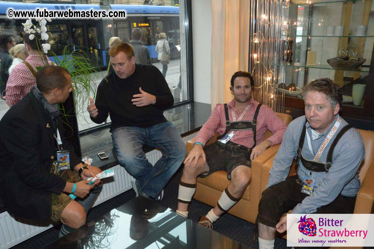 Seating in the legendary beer tent Zur Bratwurst