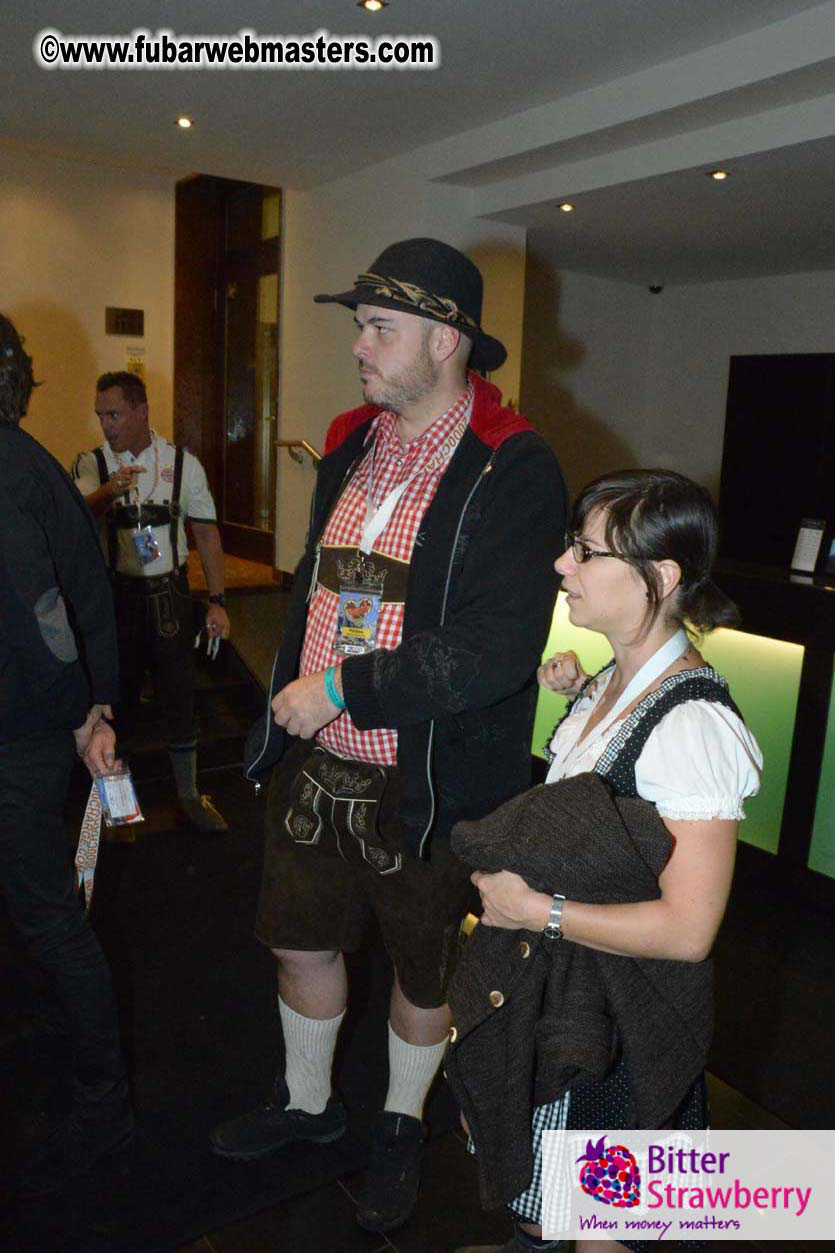 Seating in the legendary beer tent Zur Bratwurst