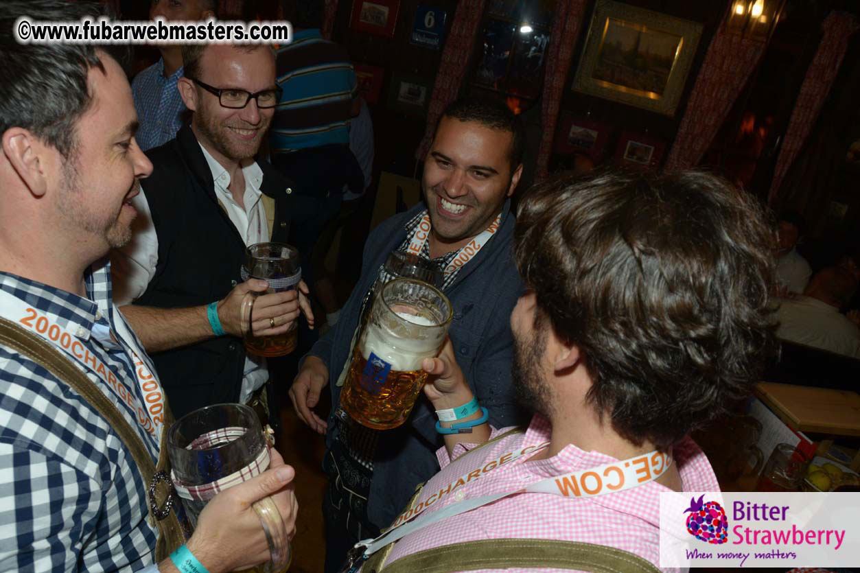 Seating in the legendary beer tent Zur Bratwurst