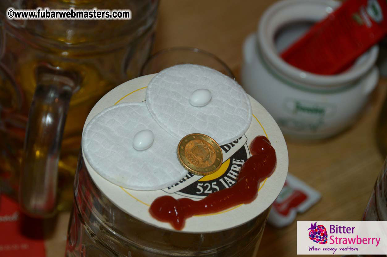 Seating in the legendary beer tent Zur Bratwurst