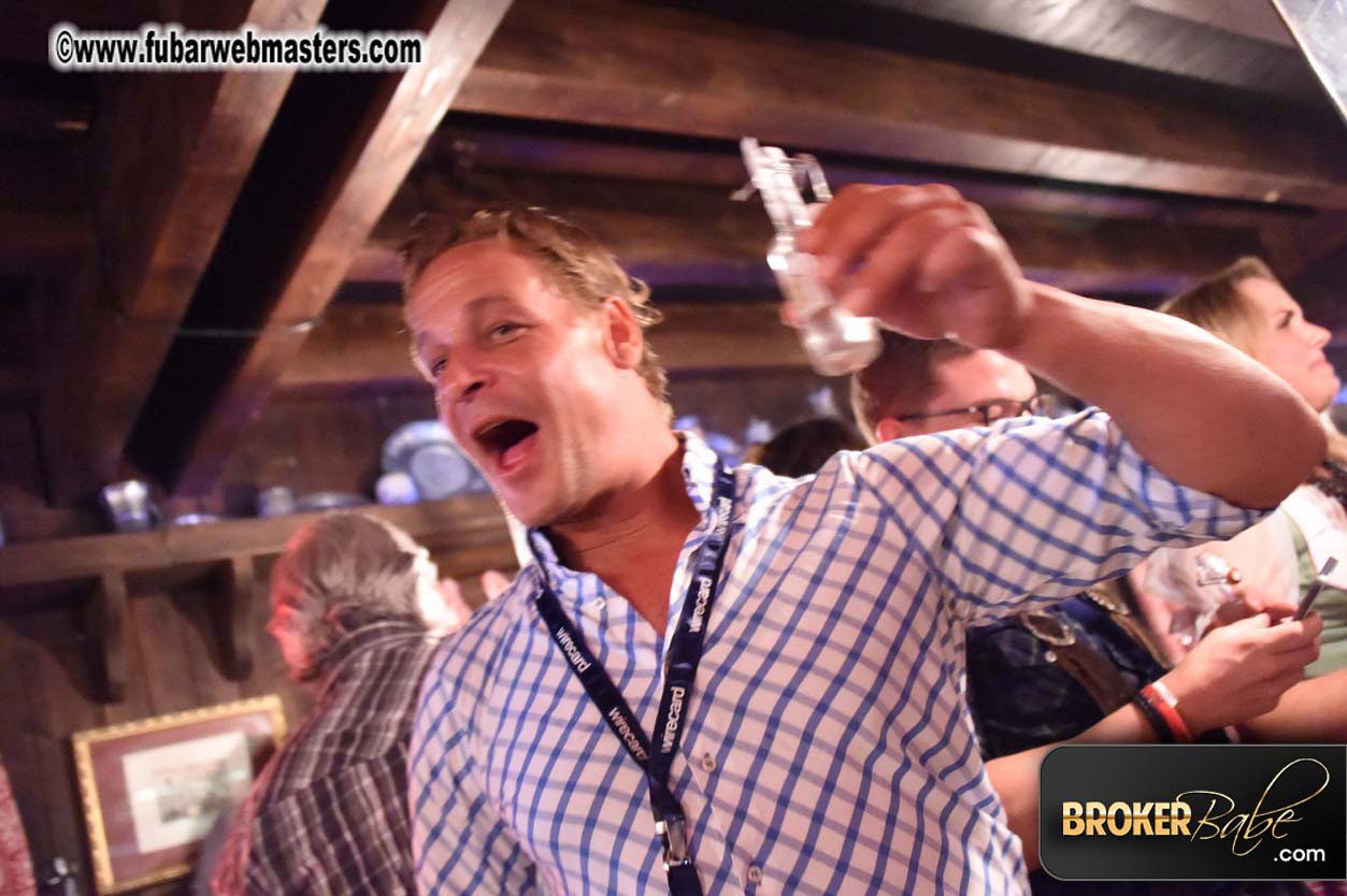 HustlerCash and Gamma Entertainment beer tent