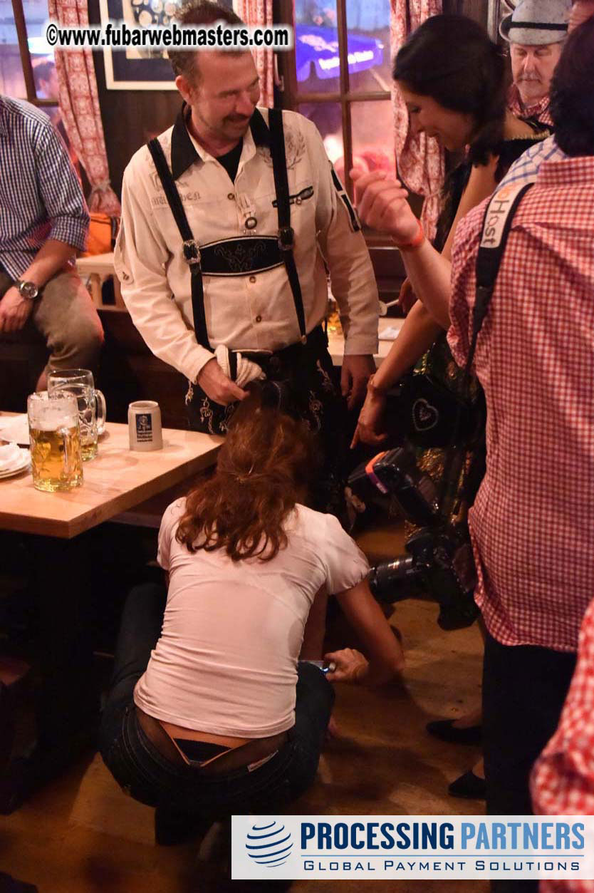 HustlerCash and Gamma Entertainment beer tent