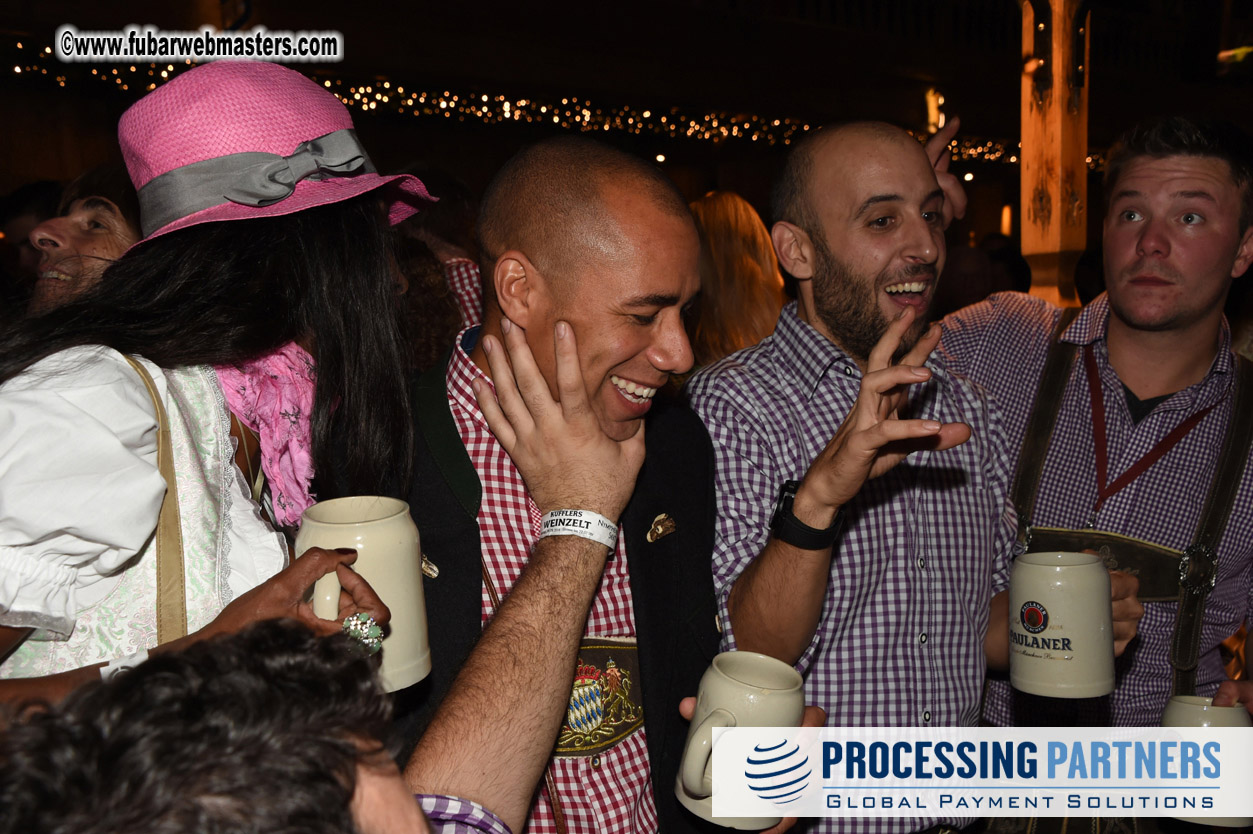 Day 1 beer tent seating