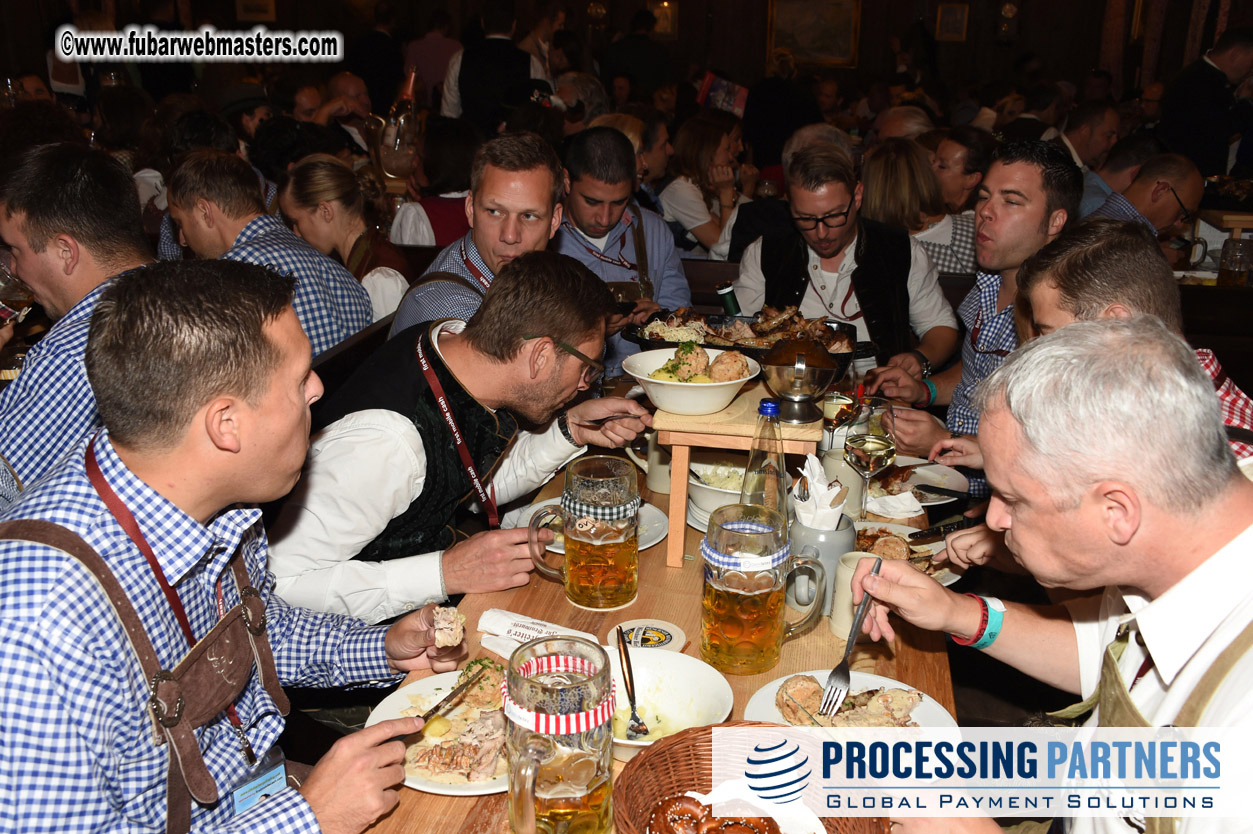 Day 3 beer tent seating