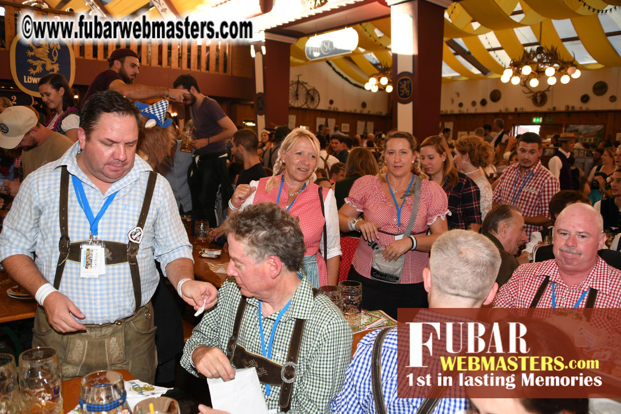 Day 1 - Lowenbrau Tent