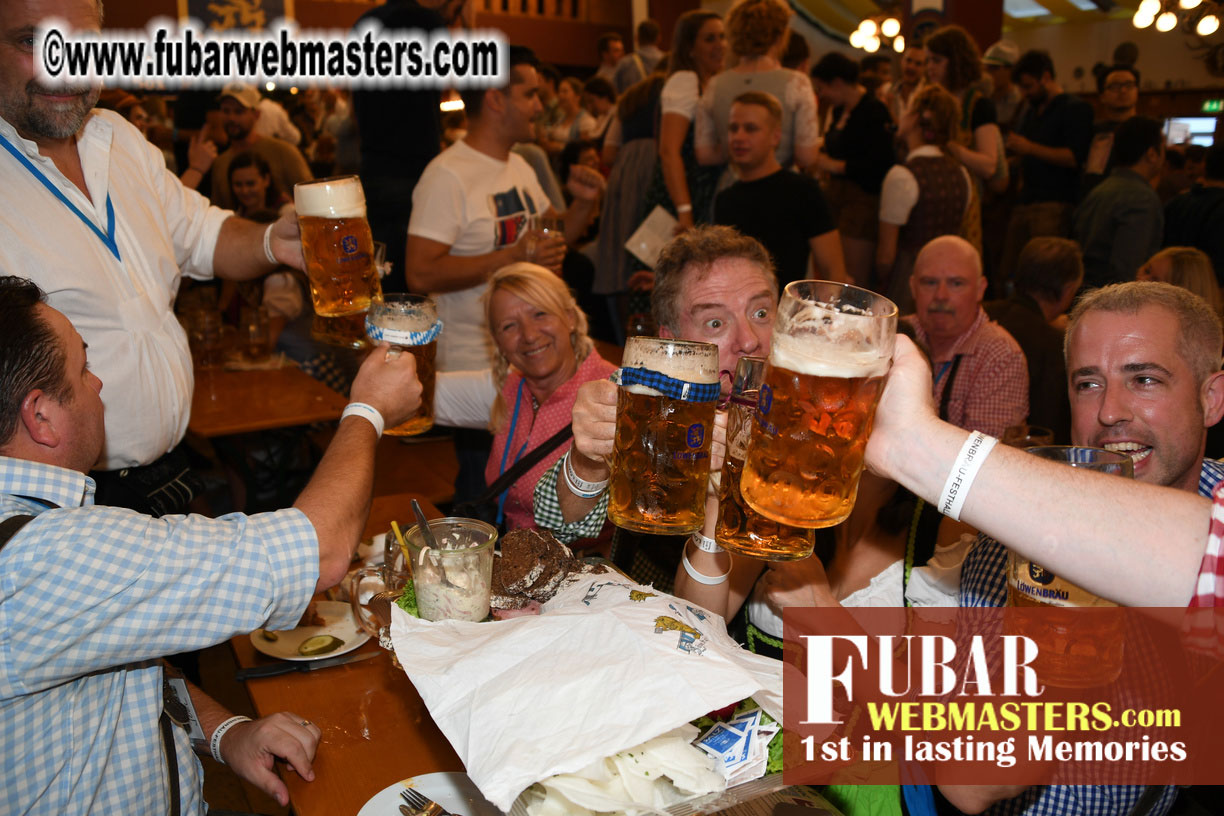 Day 1 - Lowenbrau Tent