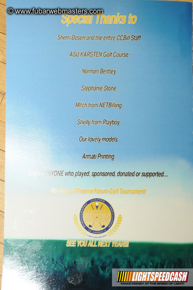 4th Annual TPF Golf Tournament