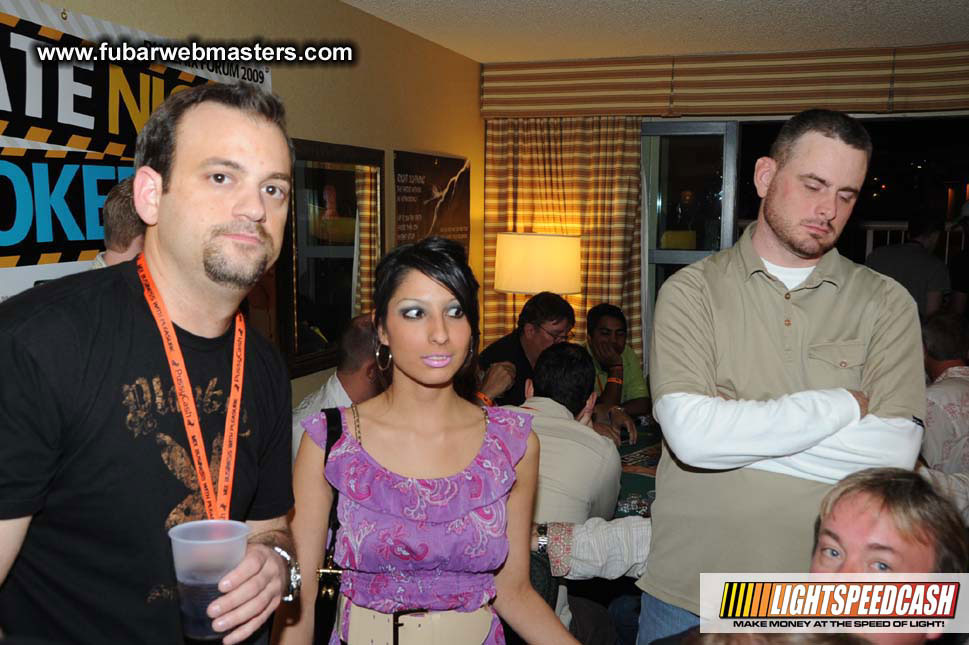 Suite Parties, Late Night Poker & Breakfast     