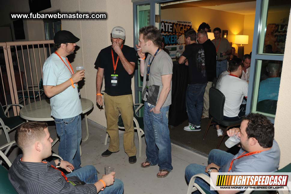 Suite Parties, Late Night Poker & Breakfast     